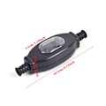 Pikkukuva 8 / 8: Vesitiivis In Line -kytkimen johtokytkin IP65 Pyöreä lankakosketin D Black 3Pcs