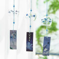 Pikkukuva 6 / 8: Wind Bell Sakura Pattern Tuulikellot Käsintehdyt Lasi Furin Home A2 A2