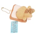 Miniatyrbild 7 av 8: Bröd Katt Toast Katt Plysch docka hängsmycke docka liten gul katt Ha A One Size