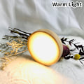 Miniatyrbillede 1 af 5: Natlysholder Belysning Træ Led Lys Base Massivt træ LED Warm Light one size