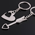 Pikkukuva 3 / 5: 1 Pari Muoti Heart Arrow Avaimenperä Avaimenperä Romanttinen Couples Key