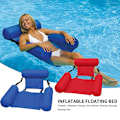 Miniatyrbild 3 av 6: Flytande pool Vatten Hängmatta Float Lounger Flytande Uppblåsbar P Random Colr onesize
