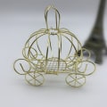 Miniatyrbild 1 av 5: Creative Pumpkin Carriage Decor Golden Candy Box Pumpkin Cart g Gold