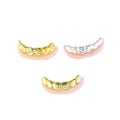 Pikkukuva 4 / 8: 1 kpl Bling Grillz   Bulk Halloween syntymäpäiväjuhlat Kulta Hopea onesize
