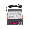 Miniatyrbilde 3 av 8: 1PC LED Digital STC-1000 temperaturkontrollbryter Microcom Black DC24V