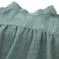 Miniatyrbilde 7 av 8: Kvinner Høstoverdeler Lin Button Down Løs Casual Career Shirt L White M
