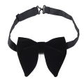 Pikkukuva 1 / 8: Velvet Big Bowties Naisten Miesten Sulhasen Häät Rusetti Cravat Black one size