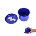 Miniatyrbilde 4 av 5: Bar Party Terningkopp Drikkebrettspill Gambling Terningeske 10mm d Random Color 4Pcs