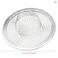 Miniatyrbillede 1 af 8: 2 stk. Badeværelsesafløbsfilter i rustfrit stål til brusehår Silver 7CM