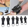 Miniatyrbilde 3 av 5: 6 stk Instant Zipper Universal Instant Fix Zipper Repair Kit Rep Black onesize