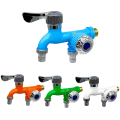 Miniatyrbillede 4 af 5: 1/2" Universal Interface vandhane Dobbelt udtag Dual Control Wate Blue One Size