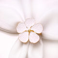 Miniatyrbillede 3 af 5: Bryllup enkel blomme serviet serviet 5 kronblade lucky flower serviet Gold 1pcs