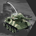 Miniatyrbilde 7 av 8: Fjernkontroll Small Tank Ultra-liten Mini RC Crawler Driving M B one size