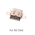 Pikkukuva 1 / 8: 1kpl Alkuperäinen Uusi latausportin vaihtoliitäntä Type-C USB Co For NS Oled one size