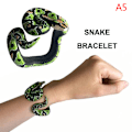 Miniatyrbild 1 av 8: Knepig Rolig Parodi Simulering Snake Toy Snake Armband Nyhet A5 one size