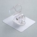 Miniatyrbild 1 av 5: 1st Duschhuvudshållare Justerbar Väggfäste för badrum Transparent 7.2*7.2CM