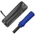 Miniatyrbillede 3 af 8: Sort PU Læder Paraply Cover Case Bærbar vandtæt paraply 1PCS