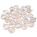 Miniatyrbillede 2 af 5: 50 STK 1-25 Antal Træ Julekalender Tags Gaveæske Wrappi Wood color 50pcs