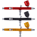 Miniatyrbillede 2 af 8: Dual Action Gravity Feed 0,3 mm Spray Airbrush Nail Art Paint Red one size