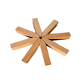 Miniatyrbillede 1 af 8: Træ Trivetter til Varme Retter Isoleringspude Træform Trivet C