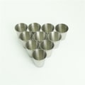 Miniatyrbilde 3 av 4: 10 stk 30 ml bærbare vindrikkeglass i rustfritt stål Silver 10Pcs