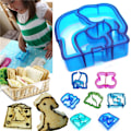 Miniatyrbillede 2 af 5: Sandwich ter Butterfly Hunde Blomst Form Kage Brød Toast Form M Other Puzzle shape