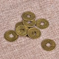 Miniatyrbilde 1 av 8: 50 stk Tradisjonelle Feng Shui-mynter Fortune Lucky Wealth-smykker A 25mm