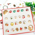 Miniatyrbillede 4 af 5: 24 STK Halskæde vedhæng julenedtællingskalender Blindkasse B Gold 24Pcs