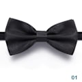 Miniatyrbillede 1 af 8: Mode Mænd Butterfly Party Bryllupssløjfe Black Bowknot Bowti 01 one size