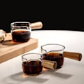 Miniatyrbillede 3 af 5: Multifunktionel Smagsfad Kaffe Mini Mælkekop Håndtegnet Sauc transparent 80ml