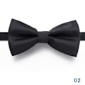 Miniatyrbillede 1 af 8: Mode Mænd Butterfly Party Bryllupssløjfe Black Bowknot Bowti 02 one size