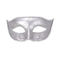 Miniatyrbillede 3 af 8: Maskerade masker til par venetiansk kvinde blonder mænd PP Cosplay White ONESIZE