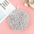 Miniatyrbillede 1 af 5: Håndklæde Køkkenhåndklæder Badeværelse Blødt plys Chenille Quick-Dr Gray onesize