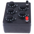 Miniatyrbild 5 av 5: 0-9999,9 Ohm Variable Decade Resistor Resistor Box Physical T Black One Size