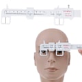 Miniatyrbillede 2 af 5: 2X Mål Optisk Vernier PD Lineal Pupilafstandsmåler Øje Op White 2Pcs