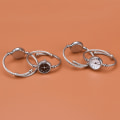Miniatyrbillede 5 af 8: 1 stk sølv armbåndsure kvinder mode armbånd quartz ur s D one size