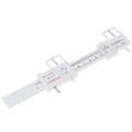 Miniatyrbillede 4 af 5: 2X Mål Optisk Vernier PD Lineal Pupilafstandsmåler Øje Op White 2Pcs