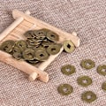 Miniatyrbilde 5 av 8: 50 stk Tradisjonelle Feng Shui-mynter Fortune Lucky Wealth-smykker A 25mm