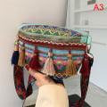 Pikkukuva 1 / 5: Weave Crossbody Laukut Naisten tupsu vyötärölaukku Retro nahkainen Shou A3 one size
