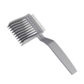 Pikkukuva 7 / 8: Parturi Hair ting Kaareva sijoittelukampa Muotoileva hiusleikkuri C Gray onesize
