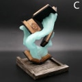 Miniatyrbillede 1 af 5: Tomes Of Magics Dice Tower Magics Terningbakke Ornamenter Have S Blue C