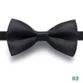 Miniatyrbillede 1 af 8: Mode Mænd Butterfly Party Bryllupssløjfe Black Bowknot Bowti 03 one size