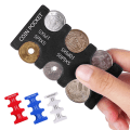 Miniatyrbillede 2 af 7: Coin Collection Pung Pung Organizer Holder Til Bil Mønt Chan Transparent ONESIZE