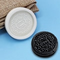 Miniatyrbillede 3 af 5: Silikone OREO Cookie Forme Køkken Bage Chokolade Fondant Co White one size