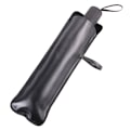 Miniatyrbillede 6 af 8: Sort PU Læder Paraply Cover Case Bærbar vandtæt paraply 1PCS