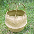Pikkukuva 2 / 5: Basket Rattan taittuva pajukahva Pyöreä Natural Sea Grass St Natural color onesize