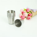 Miniatyrbilde 1 av 4: 50 stk 30 ml bærbare vindrikkeglass i rustfritt stål Silver 50Pcs