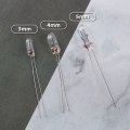 Miniatyrbild 2 av 5: 25 STK 5 mm 4 mm 3 mm Klar 12V Mini Bulb av vete rislökar Switchc 25Pcs 3MM