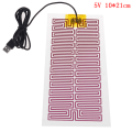 Pikkukuva 1 / 5: 1X USB 5V 10cm*21cm Lämmityslämmitin Talvilämmityslevy vyötärölle white one size