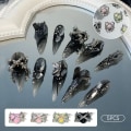 Pikkukuva 2 / 8: 5 kpl Tee-se-itse nail art Heart Of Thorns Retro Shiny Loving Black one size